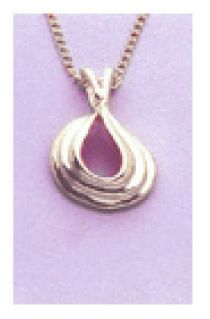 14kt Gold or Sterling Silver Fancy Style Pendant Setting