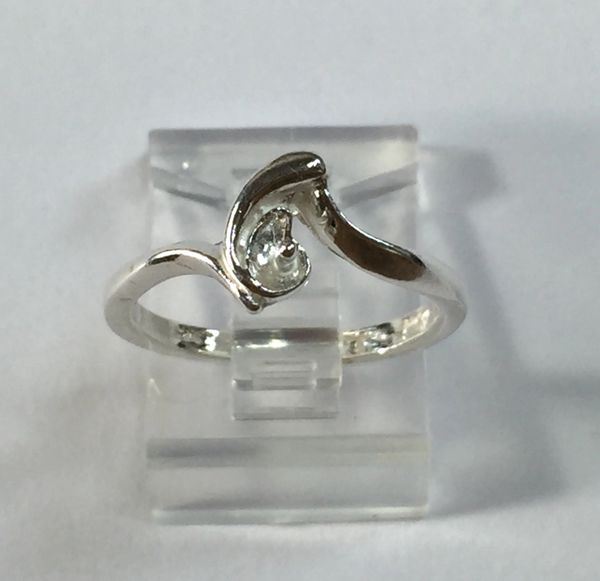 4-8mm Pearl Sterling Silver Pre-Notched Ring Setting Size 3-10