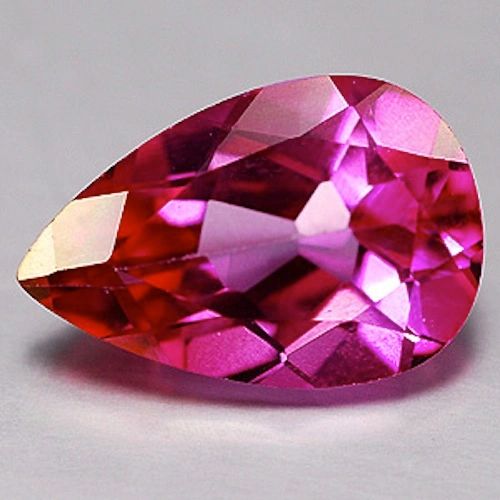 Pear Faceted AAA Lab Created Pink Sapphire #3 (5x3mm to 20x15mm)