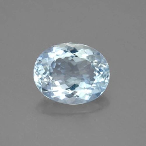 OVAL FACETED AAA BRIGHT BLUE GREEN (NATURAL) AQUAMARINE (5x3-8x6mm)