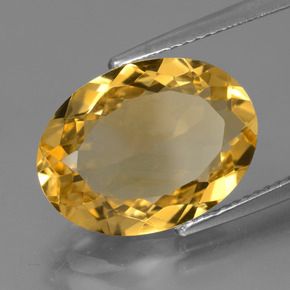 OVAL FACETED AAA BRIGHT GOLDEN (NATURAL) CITRINE (5x3-16x12mm)