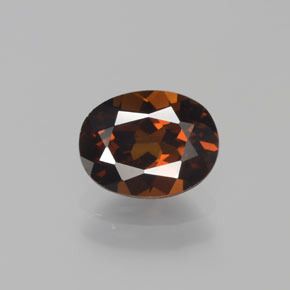 OVAL FACETED AAA BRIGHT ORANGE RED (NATURAL) MOZAMBIQUE GARNET (4x3-8x6mm)