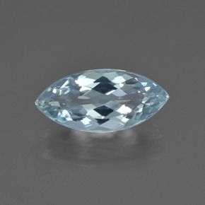 MARQUISE FACETED AAA BRIGHT BLUE GREEN (NATURAL) AQUAMARINE