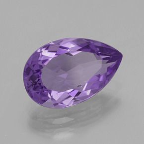 PEAR FACETED AAA BRIGHT PURPLE (NATURAL) AMETHYST (5x3-15x10mm)