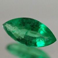 MARQUISE FACETED GEORGOUS GREEN GENUINE (NATURAL) EMERALD