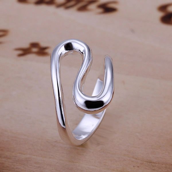 Stunning Sterling Silver Slider Ring Size 8