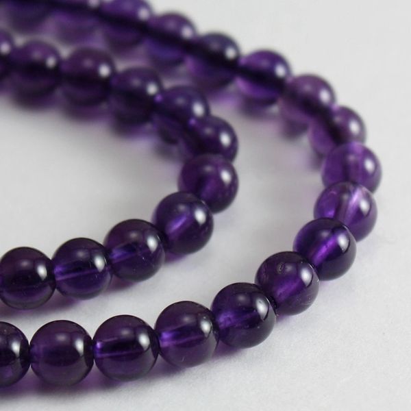 16" Strand of AAA Rated Genuine (Natural) Amethyst Beads (3mm-10mm)