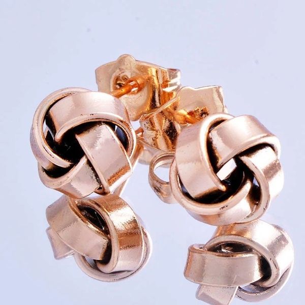 18kt Rose Gold Filled Stud Earrings