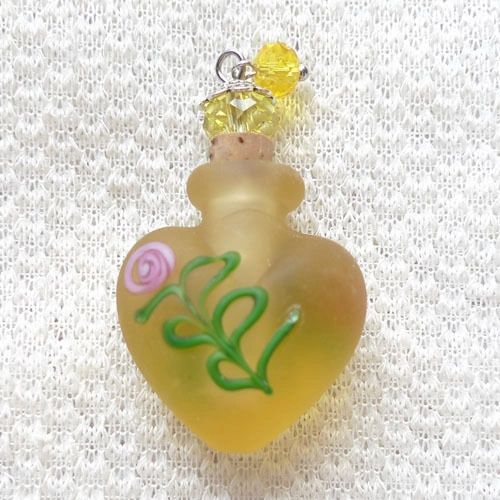 Lovely Murano Lampwork Art Glass Perfume Bottle