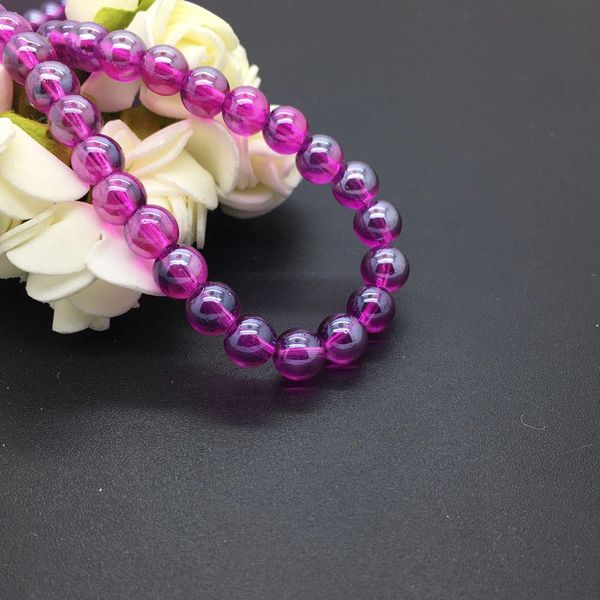 Buy 4mm Round Glass Double Color Beads - Gems By Deni