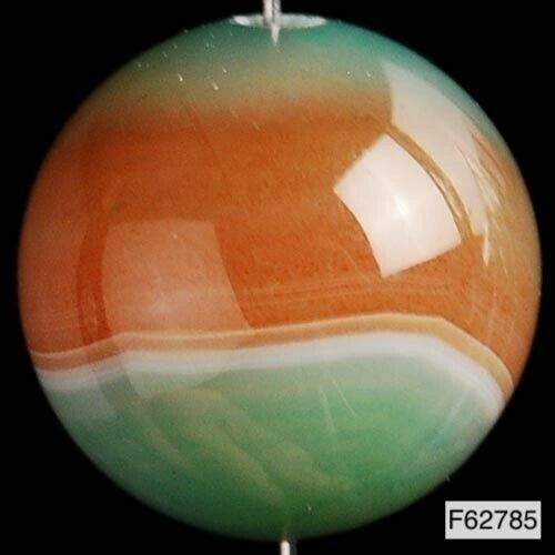 16mm Stripes Agate Pendant Ball -Our genuine agate beads are one of a kind!