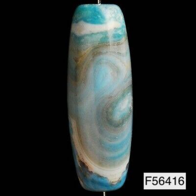 30x10mm Fire Agate Column Bead -Our genuine agate beads are one of a kind!