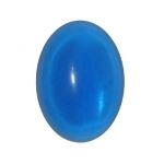OVAL CABOCHON BLUE (DYED) GENUINE AGATE (8x6mm - 18x13mm)