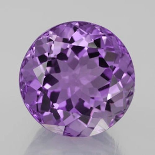 ROUND FACETED AAA RATED BRIGHT PURPLE CUBIC ZIRCONIA (1.5mm - 50mm)