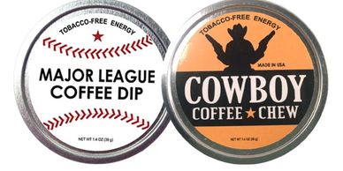 Cowboy Coffee Chew Major League Coffee Dip Safe to eat Tobacco-free Energy eat coffee benefits