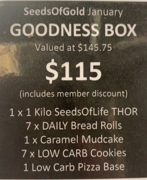 January 2021 Goodness box