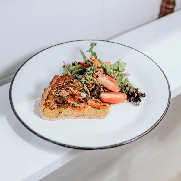 Sweet Potato and Cashew tart slice