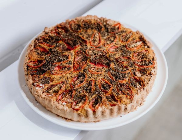 SWEET POTATO & CASHEW PIE-SERVES 10