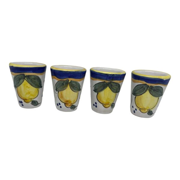 Ceramic Set - Limoncello glasses with tray – Amalfi Wedding Essence