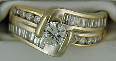 1ctw Ladies Diamond Ring