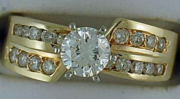 Ladies 1-1/4ctw Diamond Engagement Ring