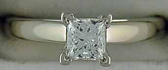 .72ct Princess Cut Diamond Solitaire Ring