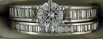 1-1/4ctw Diamond Wedding and Engagement Set