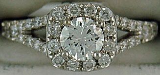 Halo Engagement Ring