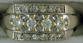 Ladies White Gold and Diamond Period Piece