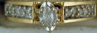 Ladies 1/4ctw Diamond Illusion Set Engagement Ring