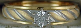 Ladies Round cut Diamond Illusion Ring