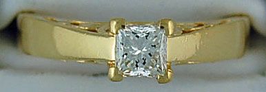 Ladies 1/2ct Diamond Solitaire Ring