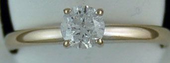 3/8ct Diamond Solitaire Ring