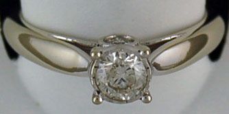 Lady's 1/2ctw Diamond Engagement Ring