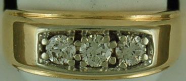 1/2ctw Round Cut Diamond Band