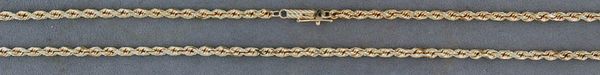 30" Long 3mm Wide Rope Chain