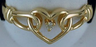 Lady's Knotted Heart Ring