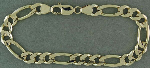 8" Figaro Link Bracelet