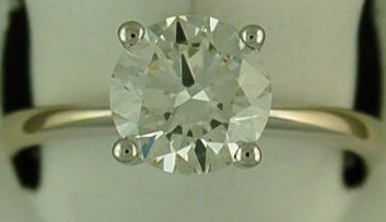 Lady's 2-1/5ct Round Cut Lab Grown Diamond Engagement Ring