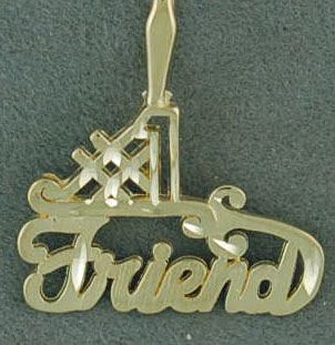 #1 Friend Pendant