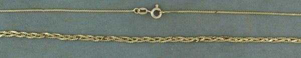 16" Braided Serpentine Chain