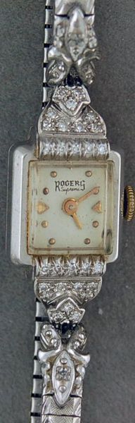 Rodgers Supreme Platinum and Diamond Watch