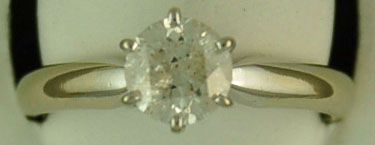 1ct Round cut Diamond Solitaire Ring