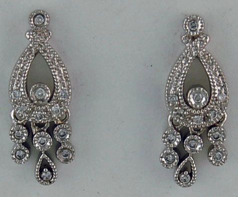 1/2ctw Diamond Drop Earrings