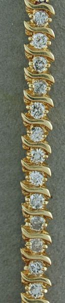 2-1/2ctw Diamond Tennis Bracelet