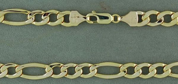 20" Hollow Figaro Link Chain