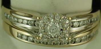 Lady's 1/2ctw Diamond Wedding and Engagement Set