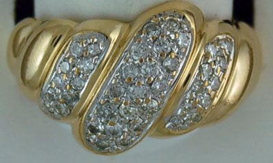 Lady's 3/8ctw Diamond Dome Band