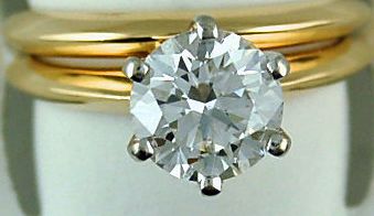 Lab Grown Diamond Solitaire With Plain Band 2ct