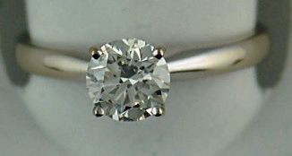 Lab Grown Round Brilliant Diamond Solitaire 3/4ct